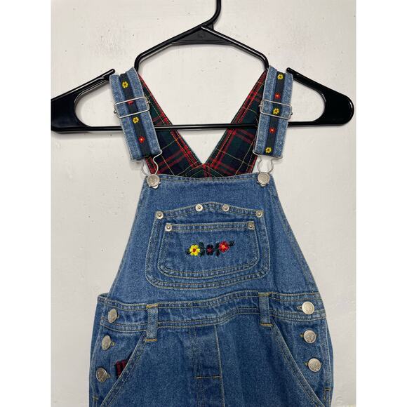 Vintage Tweety Bird Girls Denim Overalls 5T Embroidered - Picture 2 of 9